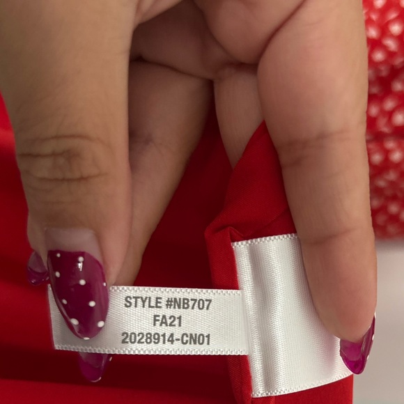 Madewell 100% Silk Floral Print Red Mini Dress Park Picnic size 8 retro boho - Picture 7 of 12